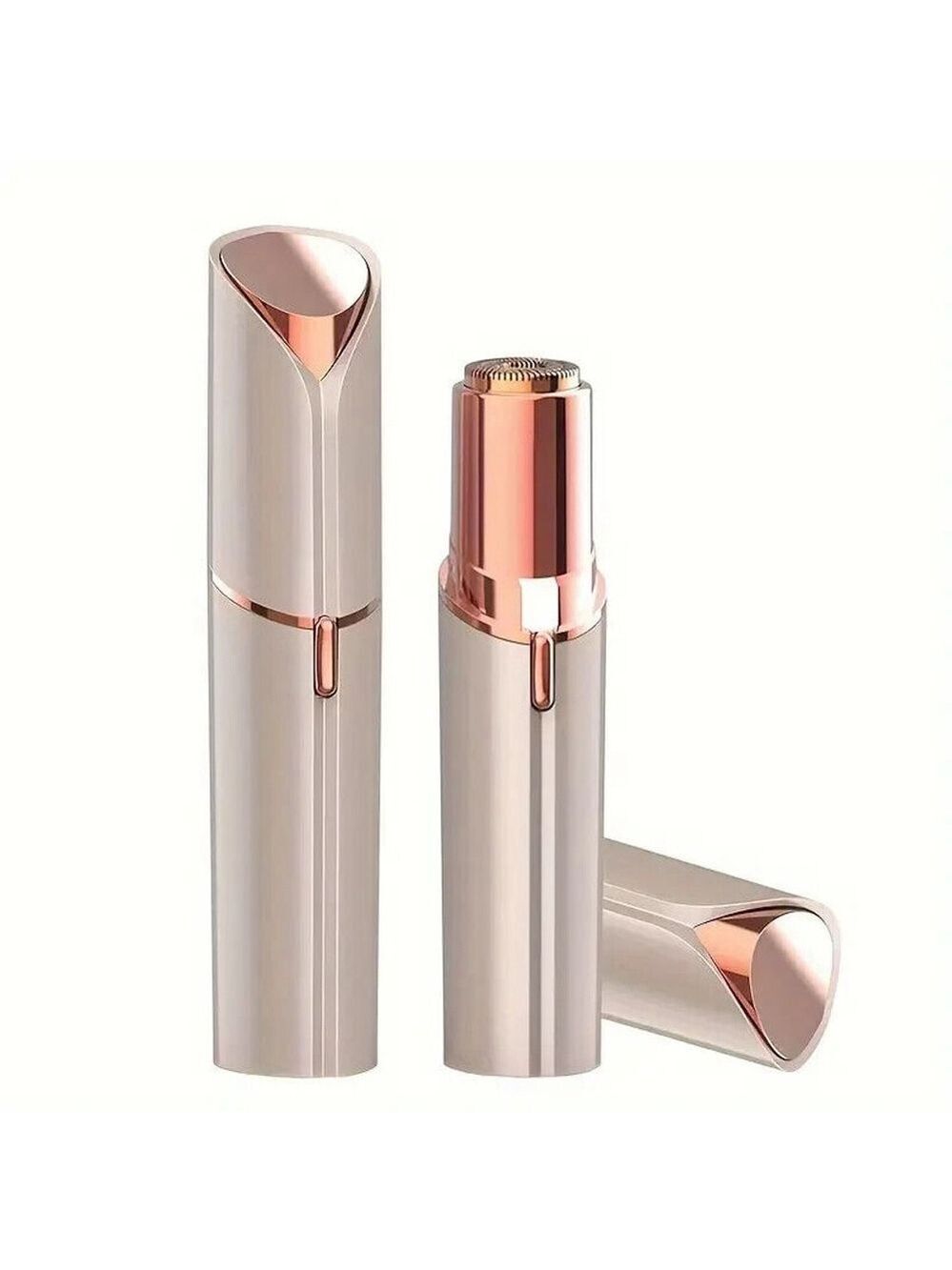 Painless Facial Hair Remover for Women, USB Rechargeable in color Rose Gold
